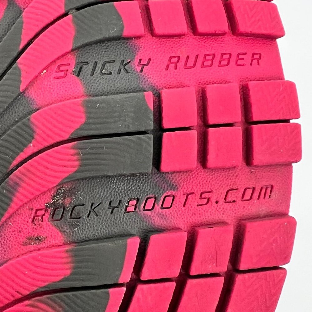 Rocky Composite Toe Slip Oil Resistant Work Shoes Womens Size 7.5M Gray Pink - Picture 7 of 16